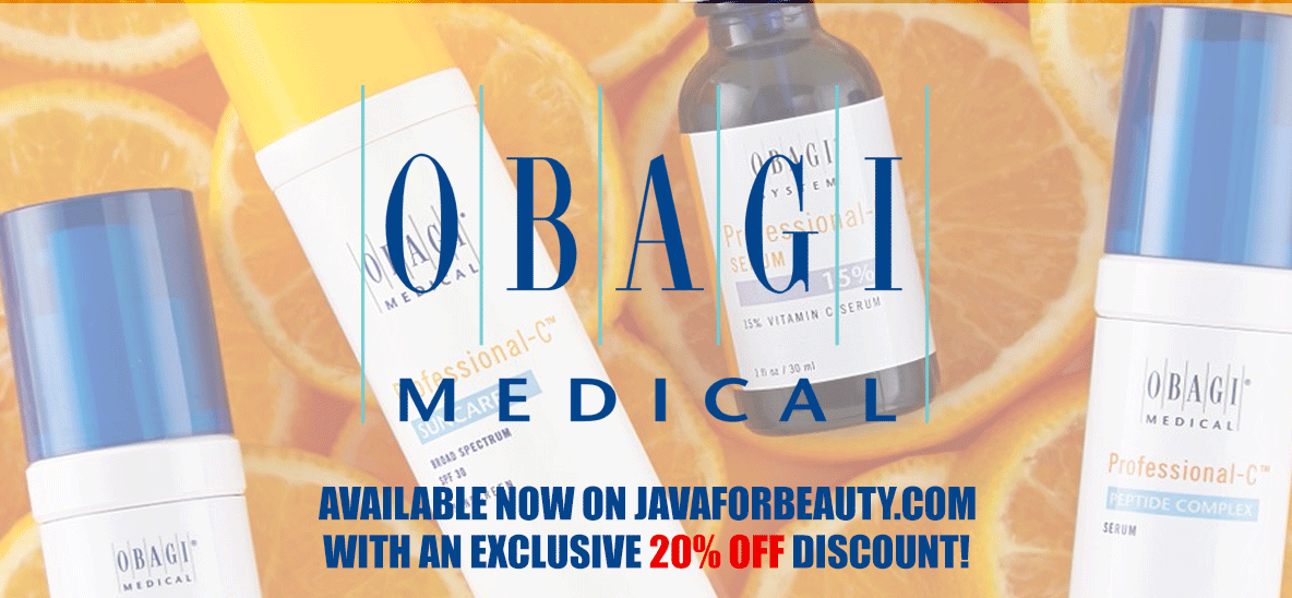 Obagi Medical is now available on JavaForBeauty with an exclusive 20% off discount!