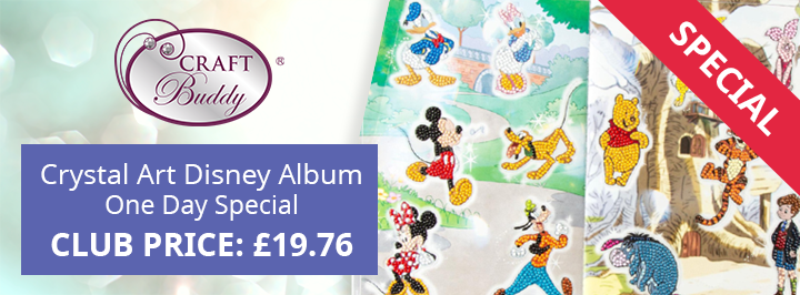 Start collecting with the Crystal Art Disney 100 Album & Sticker