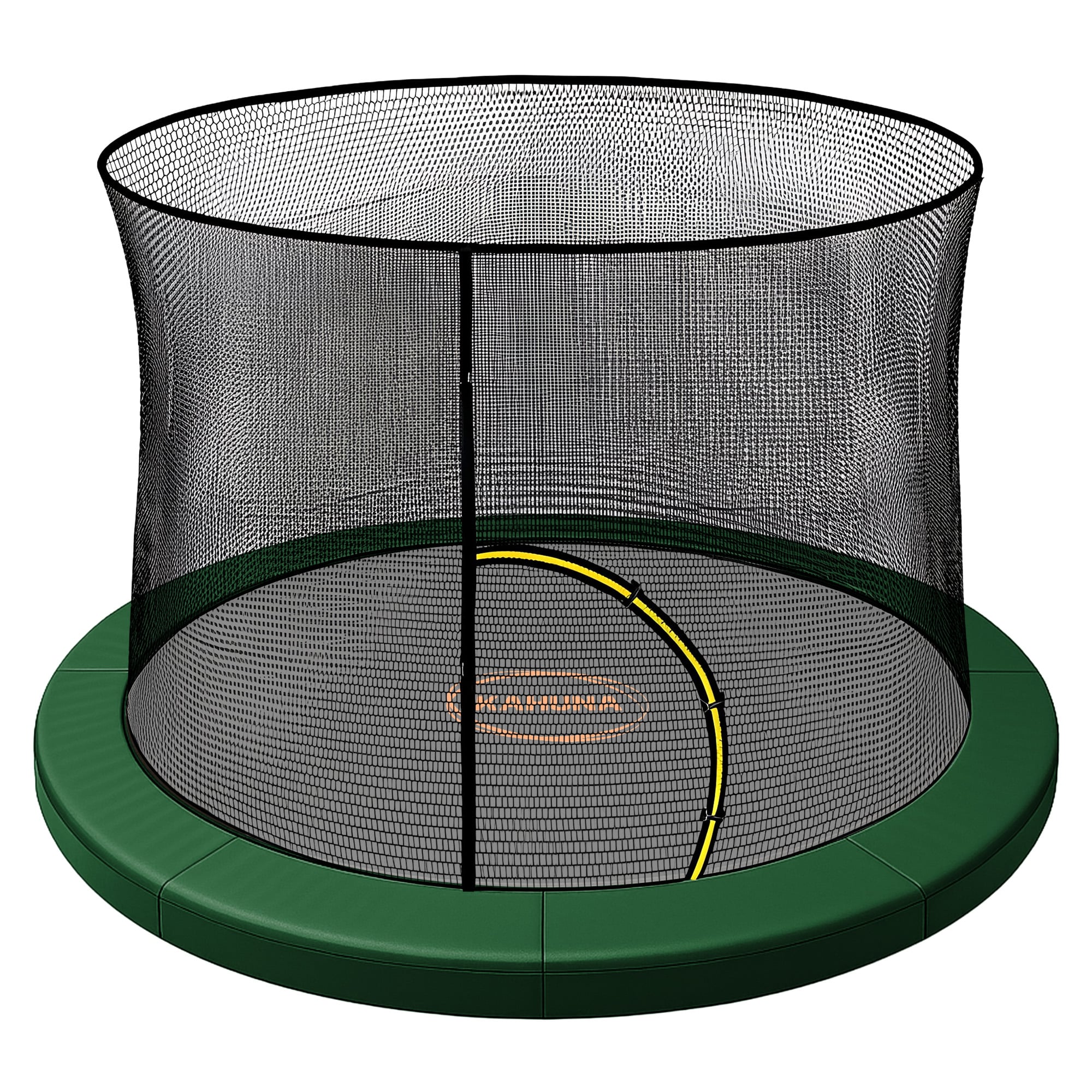 Kahuna 14ft Trampoline Pad and Net in Green