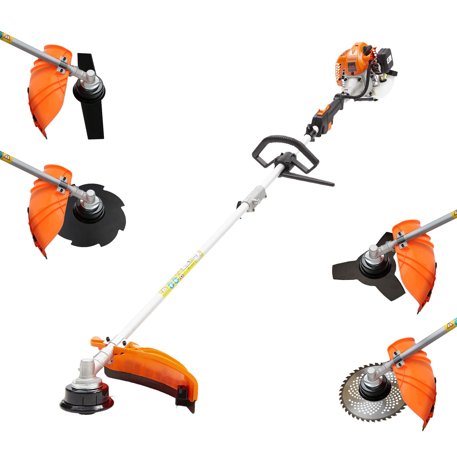 Dynamic Power 26cc Petrol Whipper Snipper Brush Cutter + 4 Blade