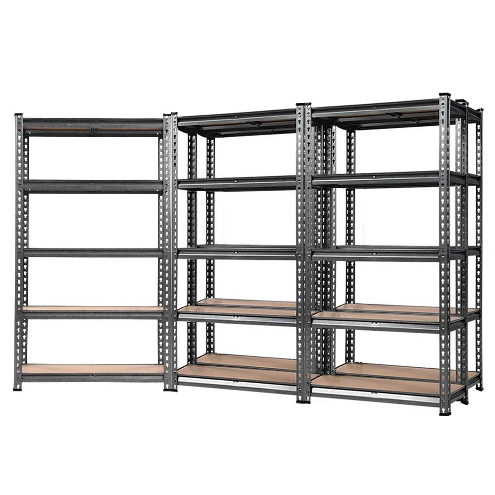 5x1.5M Warehouse Racking Shelving Storage Rack Steel Garage Shelf Shelves