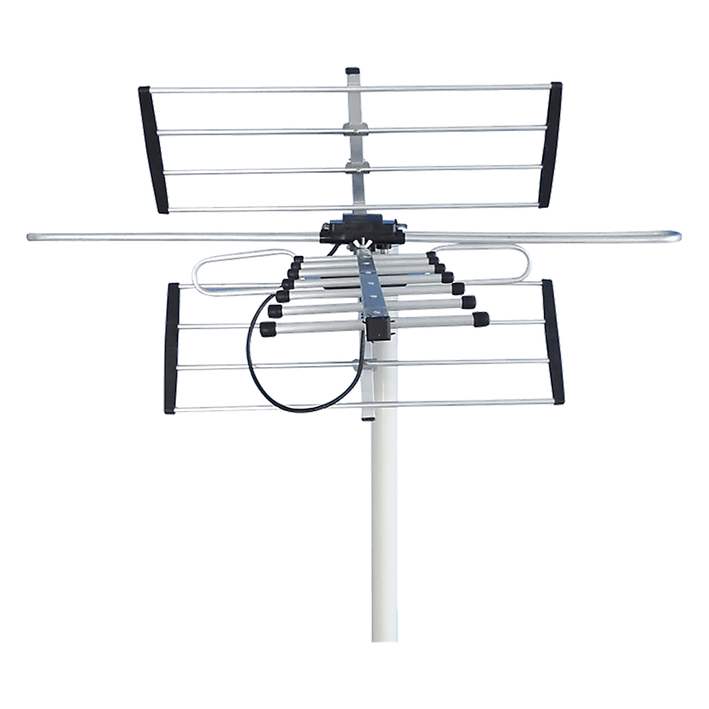 Digital TV Outdoor Antenna Aerial UHF VHF FM Signal Booster HD