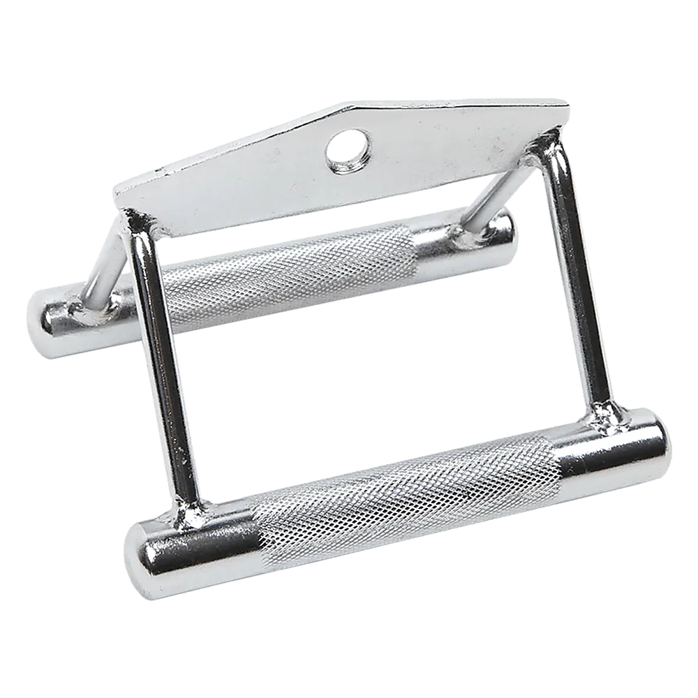 Close Grip Seated Row Handle – Triangle Cable Attachment Bar for Gym Machines